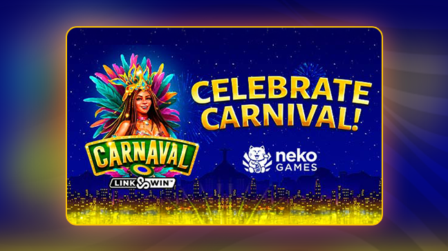 Make Carnaval Link&Win the star of your casino this March