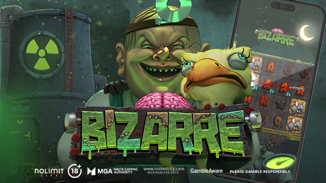Nolimit City breaks into the lab of a mad scientist in its latest release, Bizarre