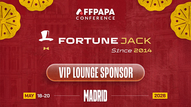 FortuneJack as VIP Lounge Sponsor at AffPapa Conference Madrid