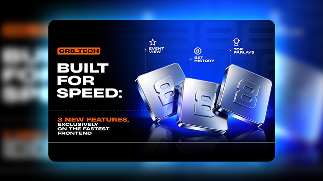 Built for Speed: 3 New Sportsbook Features, Exclusively on the Fastest Frontend in iGaming