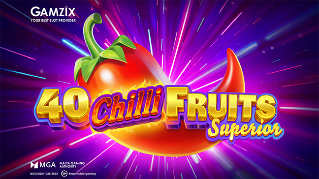 40 Chilli Fruits Superior Gamzix heats up the market with ultra-light, mobile-optimized classic slot