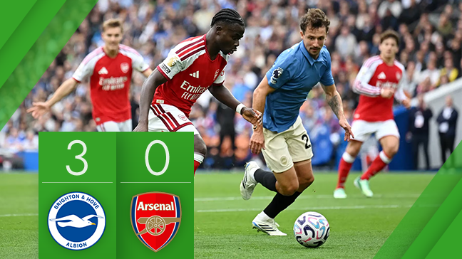 Brighton Thrash Arsenal 3-0 to End Nine-Match Premier League Winning Streak
