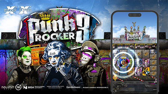 Nolimit City takes over Berlin in its latest release Punk Rocker 3