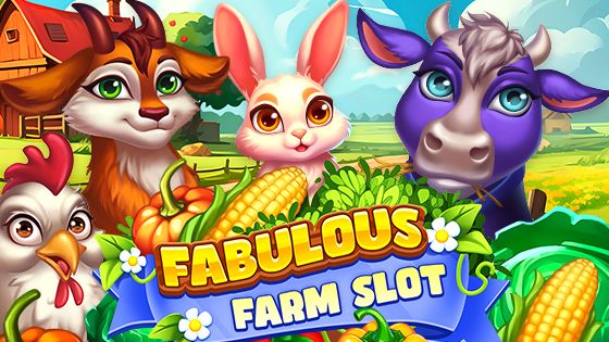 Experience the joy of farm life and its earthly riches in the new slot game by Mascot Gaming, Fabulous Farm Slot!