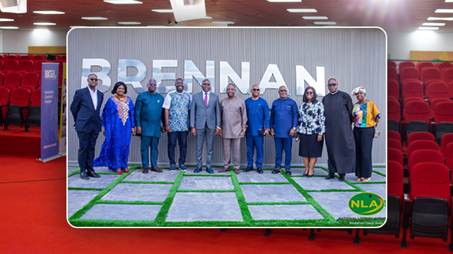 Ghana's National Lottery Authority unveils refurbished Brennan Hall