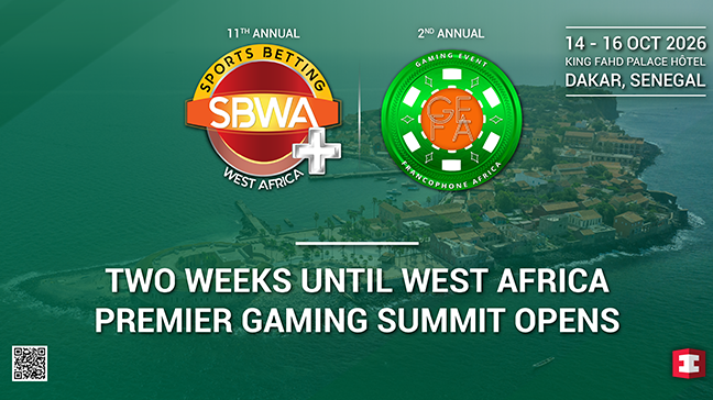 Two Weeks Until Sports Betting West Africa+ Summit 2026 and Gaming Event Francophone Africa 2026 in Dakar