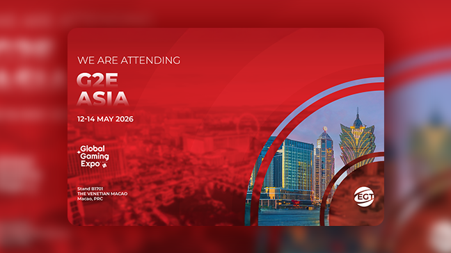 EGT returns to G2E Asia 2026 with a captivating display of products tailored for the Asian gaming market