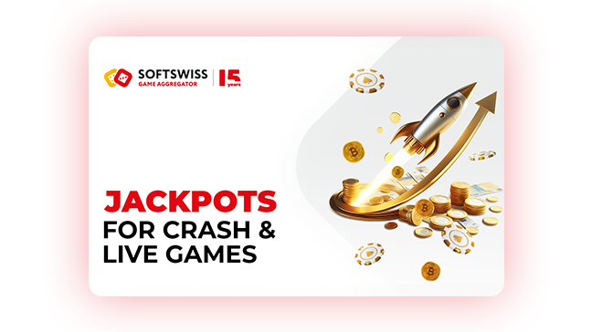 SOFTSWISS introduces jackpots for crash and live games