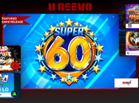 REEVO has released five new slots, led by the dynamic Super 60 Stars from RedRake