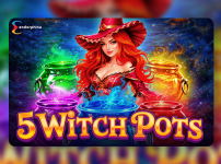 Endorphina Launches 5 Witch Pots: Halloween Magic with Hold & Win, Free Games