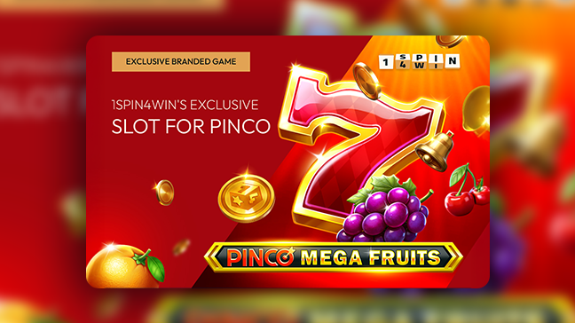 1spin4win launches Pinco Mega Fruits, a branded slot for Pinco Casino