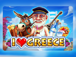 Zeusplay  announce the latest addition to their slot game collection,  "I Love Greece"  by ZeusPlay!