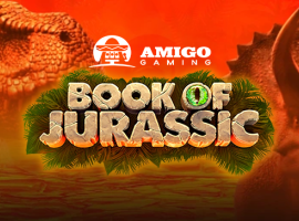 Uncover big wins with Amigo Gaming's Book of Jurassic slot