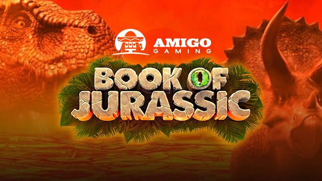 Uncover big wins with Amigo Gaming's Book of Jurassic slot