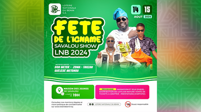 Benin's National Lottery brings excitement to Yam Festival in Savalou