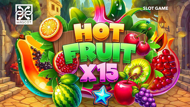 It's officially a "Hot Fruit Summer" in the new slot game by Mascot Gaming, Hot Fruit X15