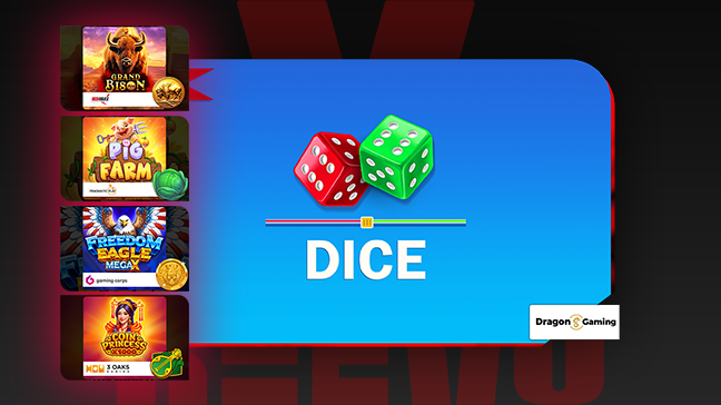 Dragon Gaming’s Dice headlines a fresh batch of releases now live on REEVO