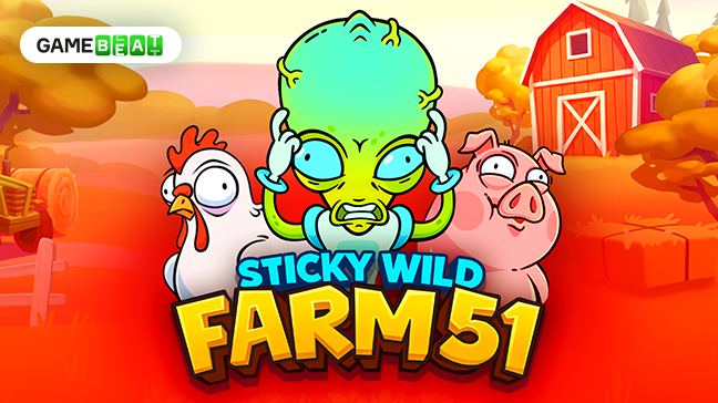 GameBeat Unveils Sticky Wild: Farm 51, A Sci-Fi Farm Adventure with High Volatility and Cosmic Wins