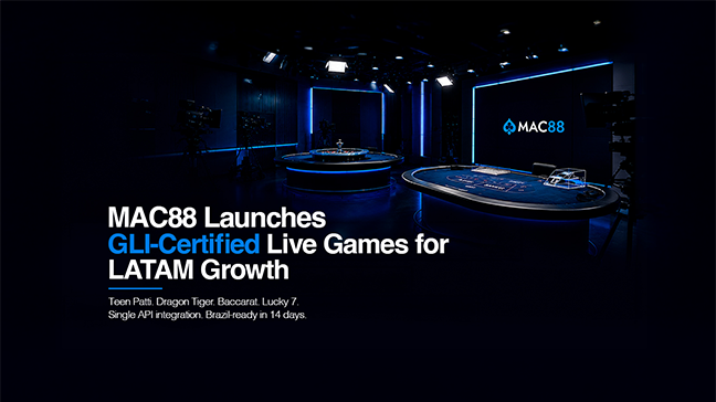 Mac88 Launches GLI-Certified Exclusive Live Games to Power LATAM Operator Growth