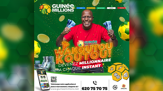 Guinée Millions launches December 20, with lottery and sports betting offerings