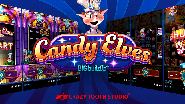 Get ready for Candy Elves: A sweet new slot game from Crazy Tooth Studio!