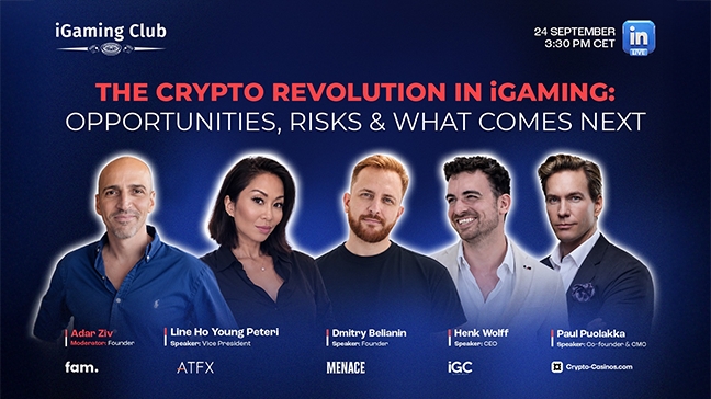 iGaming Club Hosts Its Third Webinar on Crypto in iGaming