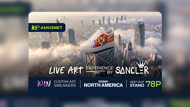 Amusnet Presents an Urban Art Experience at SiGMA North America 2026 with Brazilian Artist Sancler