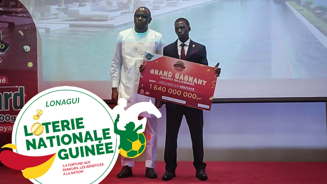 Guinea Celebrates Record Lottery Jackpot of GNF 1.64 B Awarded by LONAGUI