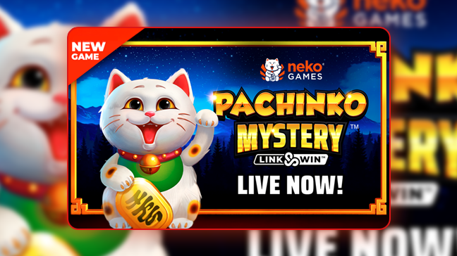 Neko Games Opens the Gates to Fortune Worldwide with Pachinko Mystery Link&Win