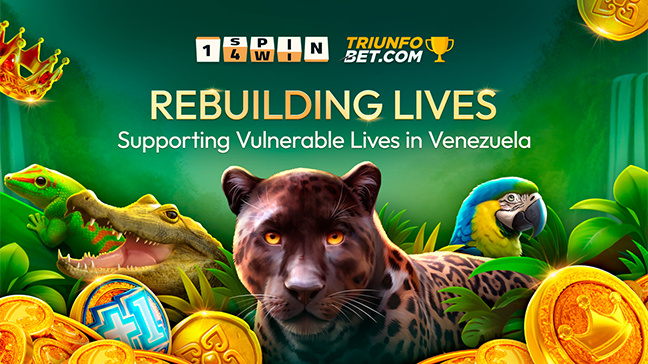 1spin4win and TriunfoBet launch Rebuilding Lives to support vulnerable lives in Venezuela