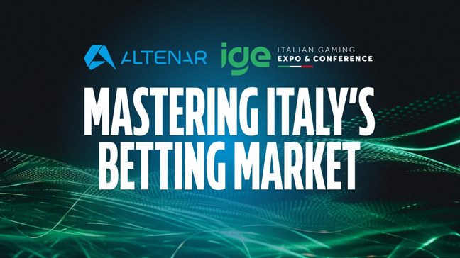 Altenar to address Italy’s complex betting market at IGE 2026