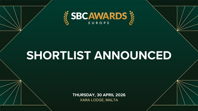 SBC Awards Europe Announces 2026 Shortlist