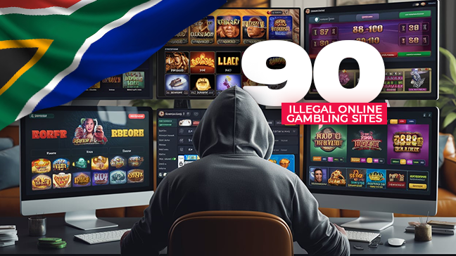 90 illegal online gambling sites operating in South Africa