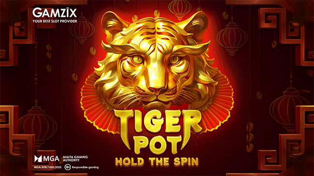 Gamzix unleashes Tiger Pot: Hold The Spin - A slot packed with fortune & excitement