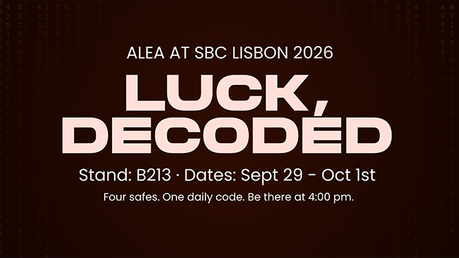 Alea Brings “Luck, Decoded” to SBC Summit Lisbon 2026