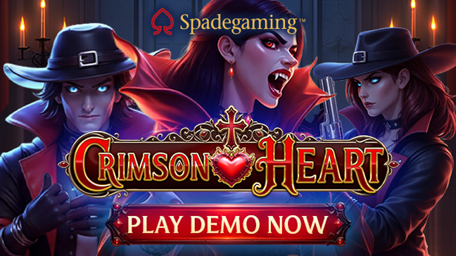 Spadegaming Releases Crimson Heart: Cascading Reels, Mega Wilds