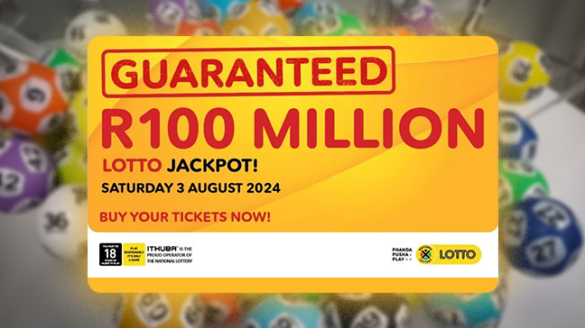 South Africa's ITHUBA announces second-largest LOTTO Jackpot of R100 million