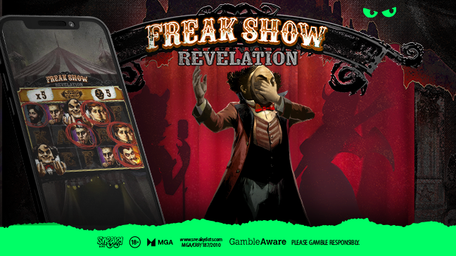 Sneaky Slots reveals a bunch of freaks in its second release, Freak Show Revelation