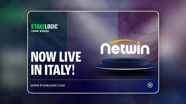 Stakelogic expands Italian market presence with Netwin partnership