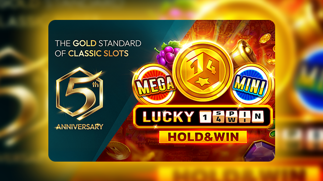 1spin4win presents Lucky 1spin4win Hold and Win to mark its 5th anniversary