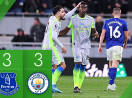 Manchester City rescue a point at Everton but damage their title chances