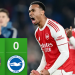 Arsenal beat Brighton to stretch their lead as Man City’s draw keeps title race open