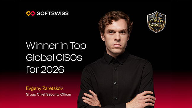 SOFTSWISS Group CSO Wins Top Global CISOs Award 2026