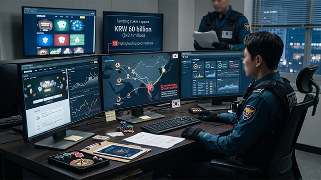 Police trace alleged $43 million online gambling network from YouTube streams to Thailand