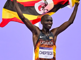 Uganda's Cheptegei makes history with gold and Olympic record in men's 10,000m at Paris 2024