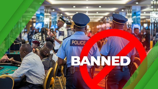 Zimbabwe bans uniformed police from gambling establishments