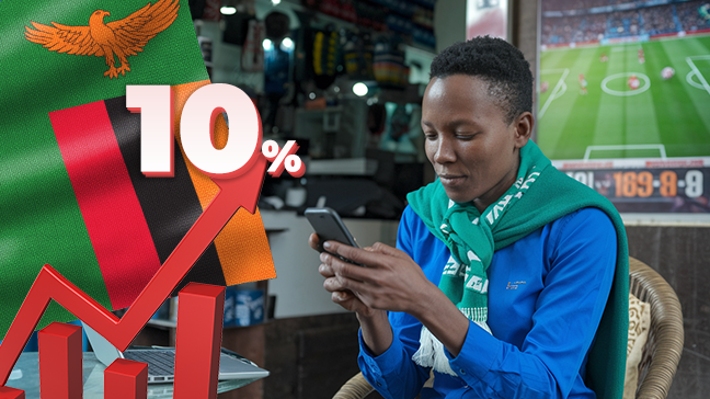 Zambia to introduce 10% tax on betting