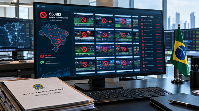Brazil Blocks More Than 66,000 Illegal Betting Domains as SPA Issues R$18 Million in Fines