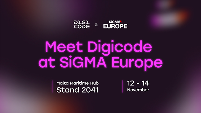 Meet Digicode and Itai Zak at SiGMA Europe 2024 in Malta to discover Game-Changing iGaming Solutions