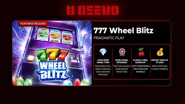 REEVO Highlights Endless Content with New Releases from Pragmatic Play, CT Interactive, Red Rake, Betsoft and Kalamba
